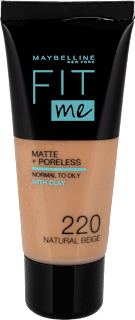 Fit me tečni puder – 220 Natural Beige MAYBELLINE NEW YORK