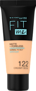 Alapozó Fit Me! Matte and Poreless - Nr. 122 Creamy Beige MAYBELLINE NEW YORK