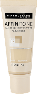 Affinitone nawilżający podkład 02 Light Porcelain MAYBELLINE NEW YORK
