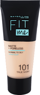 Alapozó Fit Me! Matte and Poreless - Nr. 101 True Ivory MAYBELLINE NEW YORK