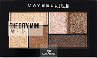 Paletka očných tieňov The City Mini - 400 Rooftop Bronzes MAYBELLINE NEW YORK