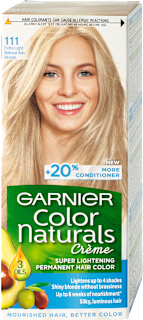 Vopsea de păr permanentă 111 blond deschis cenuşiu GARNIER Color naturals