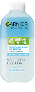 Struccante bifase SKINACTIVE Sensitive Essential 2in1 lenitivo GARNIER SKIN ACTIVE