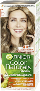 7 Blond, odżywcza farba do włosów, do 100% pokrycia siwych włosów GARNIER Color naturals