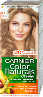 Boja za kosu 8.1 Natural Light Ash Blond GARNIER Color naturals