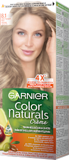 Boja za kosu - br. 8.1 , svetlo pepeljasto plava GARNIER Color naturals