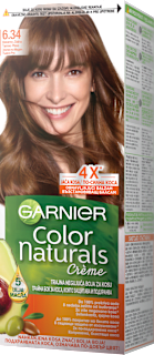 Boja za kosu br. 6.34 bakarno zlatno tamno plava GARNIER Color naturals