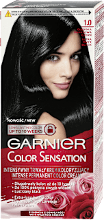Krem koloryzujący 1.0 Głęboka onyksowa czerń GARNIER Color Sensation