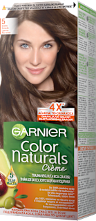 Boja za kosu - br. 5, svetlo smeđa GARNIER Color naturals