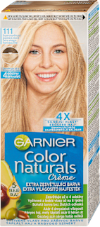 barva na vlasy Superzesvětlující popelavá blond 111 GARNIER Color naturals