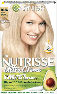 Nutrisse Creme dauerhafte Pflege-Haarfarbe - Nr. 10.1A Extra Kühles Hellblond GARNIER NUTRISSE