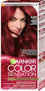 Tartós hajfesték, intenzív rubinvörös 6.60 GARNIER Color Sensation