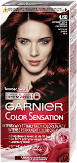 Krem koloryzujący 4.60 Intensywna ciemna czerwień GARNIER Color Sensation