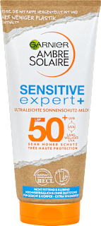 Sensitive expert+ Ultraleichte Sonnenschutz-Milch LSF 50+ Garnier Ambre Solaire