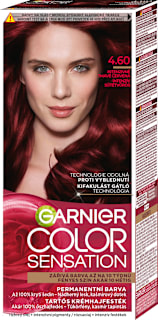 Tartós hajfesték, intenzív sötétvörös 4.60 GARNIER Color Sensation