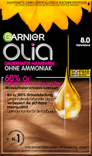 Haarfarbe 8.0 Naturblond GARNIER olia