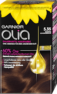 dauerhafte Haarfarbe - Nr. 5.35 warmes Schokobraun GARNIER olia