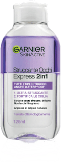 Struccante occhi SKINACTIVE Express 2in1 con arginina naturale GARNIER SKIN ACTIVE
