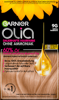 dauerhafte Haarfarbe - Nr. 9 G Kühles Hellblond GARNIER olia