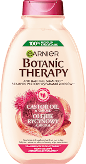 Szampon do włosów osłabionych i łamliwych z olejkiem rycynowym i syropem klonowym GARNIER BOTANIC THERAPY
