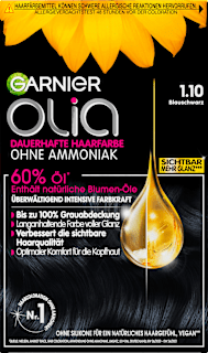 dauerhafte Haarfarbe - Nr. 1.10 Blauschwarz GARNIER olia