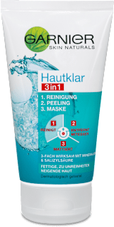 Reinigung-Peeling-Maske 3in1 Hautklar Garnier Skin Active