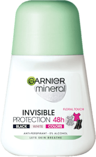 Antiperspirant roll-on Invisible Floral Touch GARNIER mineral