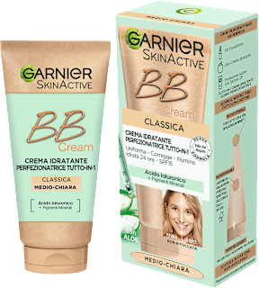 BB Cream SKINACTIVE idratante Tutto in 1 tonalità medio-chiara GARNIER SKIN ACTIVE