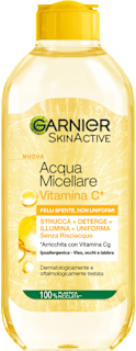 Acqua micellare SKINACTIVE Vitamina C per pelli spente e non uniformi GARNIER SKIN ACTIVE