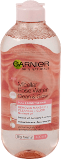 Мицеларна вода Rose Clean&Glow GARNIER SKIN NATURALS