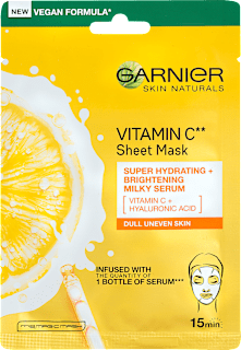 Шийт маска за лице с витамин C GARNIER SKIN NATURALS