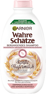 Shampoo  Sanfte Hafermilch, empfindliches Haar  Wahre Schätze