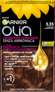 Colorazione Permanente Castano Cioccolato 5.35 GARNIER olia