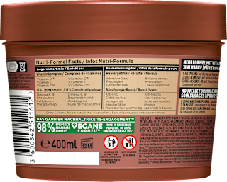 Haarkur Macadamia Hair Food 3in1 Maske GARNIER FRUCTIS