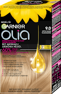 barva na vlasy světlá blond 9.0 GARNIER olia