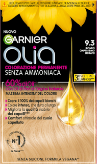 Colorazione Permanente Biondo Chiarissimo Dorato 9.3 GARNIER olia