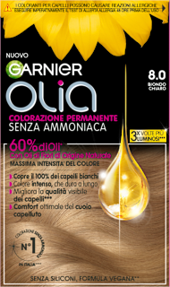 Colorazione Permanente Biondo Chiaro 8.0 GARNIER olia