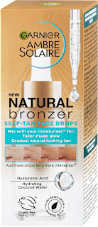 Kapljice za samoporjavitev obraza Natural Bronzer GARNIER AMBRE SOLAIRE