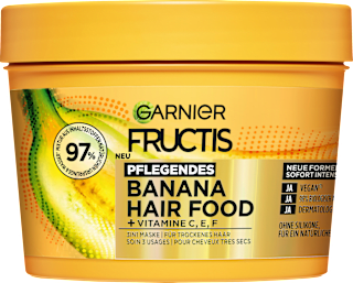 Haarmaske Banana Hair Food 3in1, trockenes Haar GARNIER FRUCTIS