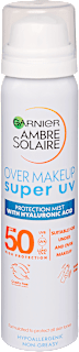 Fényvédő spray arcra, FF50 Over makeup Garnier Ambre Solaire