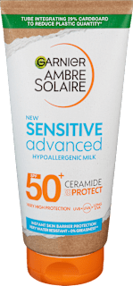opalovací mléko Sensitive Advanced OF50+ GARNIER AMBRE SOLAIRE