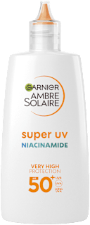 denní pleťový fluid super uv niacinamide OF50 GARNIER AMBRE SOLAIRE