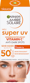 Sonnenfluid Gesicht Super UV Vitamin C LSF 50+ Garnier Ambre Solaire