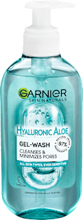 Čistiaci pleťový gél s Aloe vera a kyselinou hyalúronovou GARNIER SKIN NATURALS