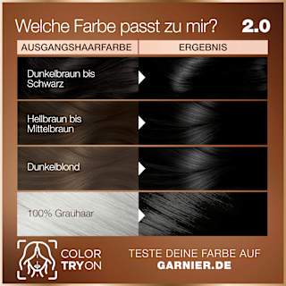 Dauerhafte Haarfarbe - Nr. 2.0 Trüffel Schwarz GARNIER GOOD
