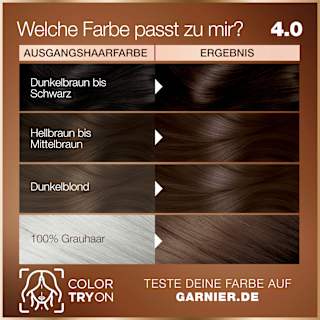 Dauerhafte Haarfarbe - Nr. 4.0 Kakao Braun GARNIER GOOD
