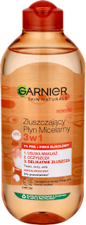 Złuszczający płyn micelarny do twarzy GARNIER