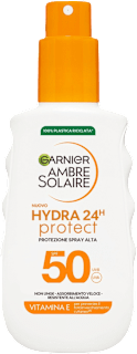 Spray solare hydra24h SPF50 GARNIER AMBRE SOLAIRE