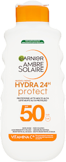 Latte solare HYDRA 24H protect SPF50 GARNIER AMBRE SOLAIRE