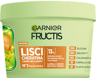 Maschera capelli Lisci Cheratina GARNIER FRUCTIS